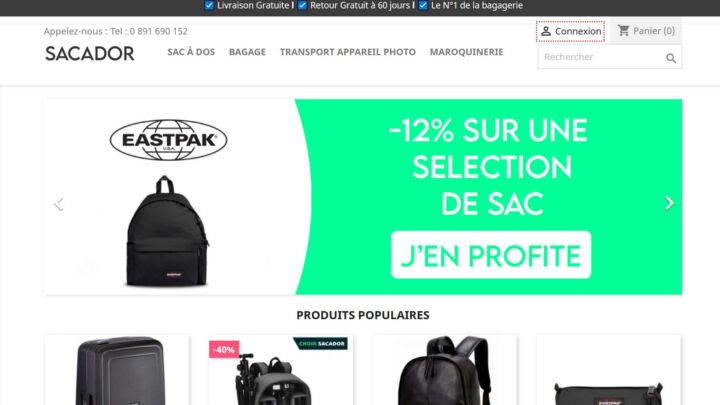 Avis : Sacador.fr, la boutique pour vos bagages